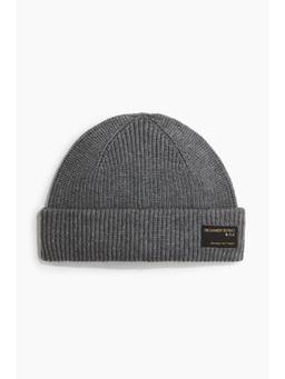 H&M - Men Grey Rib-Knit Beanie