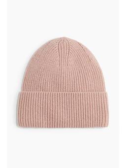 H&M - Women Pink Rib-Knit Beanie