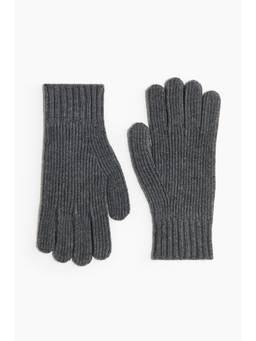 H&M - Women Grey Knitted Gloves