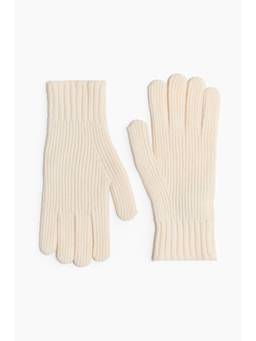 H&M - Women Beige Knitted Gloves