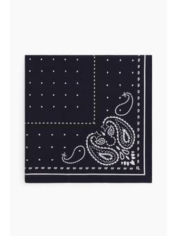 H&M - Men Blue Cotton Neck Scarf