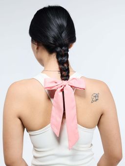 Cava Athleisure - Pink Bow Scrunchie