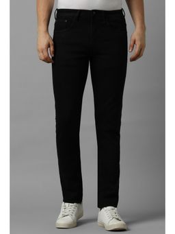 Allen Solly - Men Black Slim Fit Dark Wash Jeans