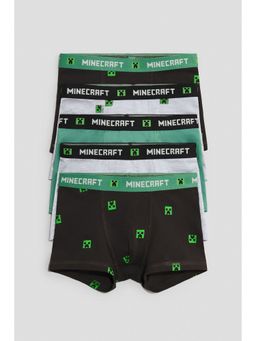 H&M - Boys Black 5-Pack Trunks