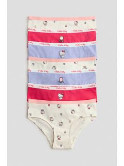 H&M - Girls White 7-Pack Cotton Briefs