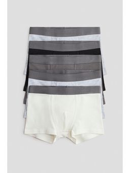 H&M - Boys White 5-Pack Trunks