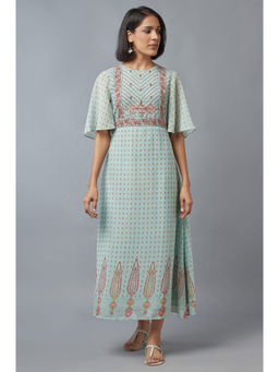 W - Green Floral Dress