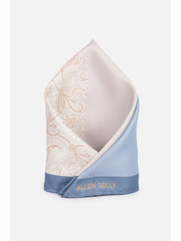 Allen Solly - Men Light Blue Printed Party Pocket Square