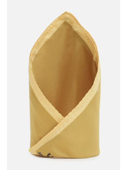 Allen Solly - Men Khaki Solid Party Pocket Square