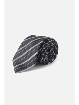 Allen Solly - Men Black Stripes Formal Tie