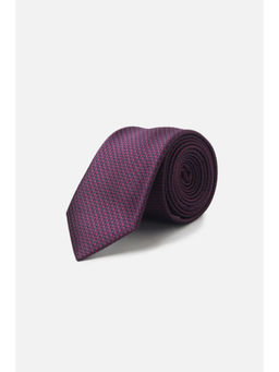 Allen Solly - Men Purple Textured Formal Tie