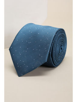 Louis Philippe - Men Blue Textured Tie