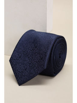 Louis Philippe - Men Navy Blue Floral Tie