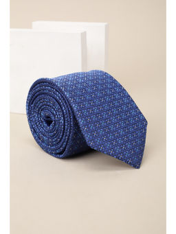 Louis Philippe - Men Blue Textured Tie