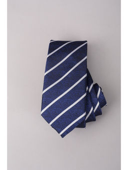 Louis Philippe - Men Blue Stripes Tie