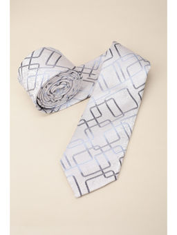 Louis Philippe - Men White Paisley Tie