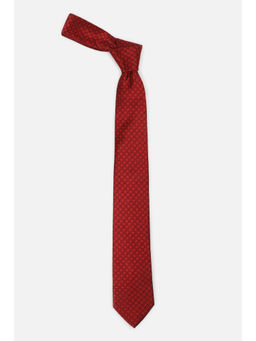 Louis Philippe - Men Red Embroidered Tie