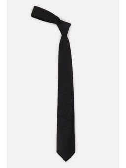 Louis Philippe - Men Black Paisley Tie