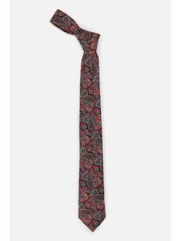 Louis Philippe - Men Maroon Paisley Tie