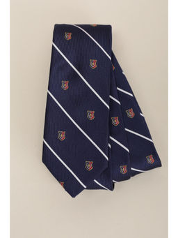 Louis Philippe - Men Navy Blue Stripes Tie