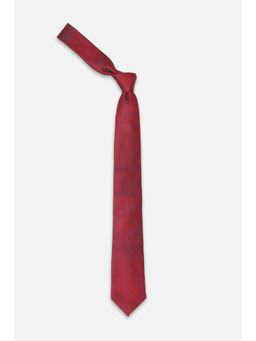 Peter England - Men Red Floral Tie
