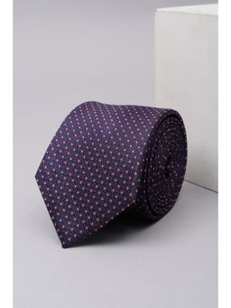 Peter England - Men Purple Embroidered Tie