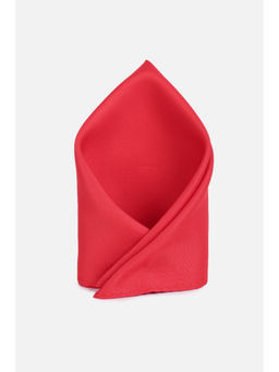 Van Heusen - Men Red Solid Party Pocket Square