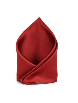 Van Heusen - Men Red Solid Party Pocket Square