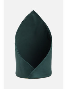 Van Heusen - Men Green Solid Party Pocket Square