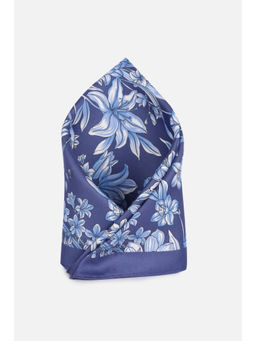 Van Heusen - Men Blue Floral Party Pocket Square