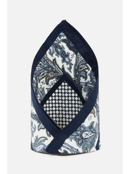 Van Heusen - Men White Floral Party Pocket Square
