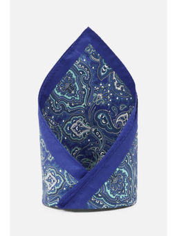 Van Heusen - Men Blue Floral Party Pocket Square