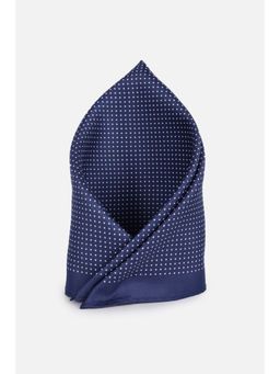 Van Heusen - Men Navy Blue Polka Dots Party Pocket Square