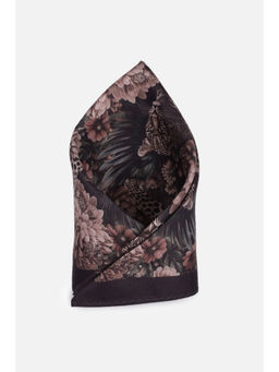 Van Heusen - Men Brown Floral Party Pocket Square