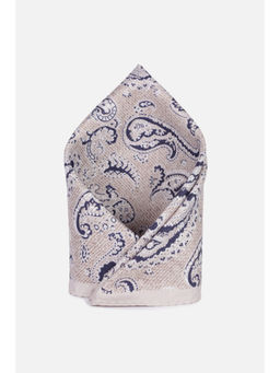 Van Heusen - Men Grey Print Printed Party Pocket Square