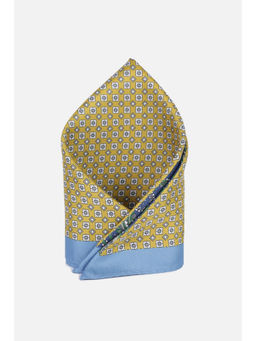 Van Heusen - Men Yellow Print Printed Party Pocket Square
