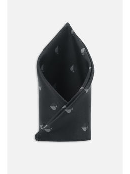 Van Heusen - Men Black Print Printed Party Pocket Square