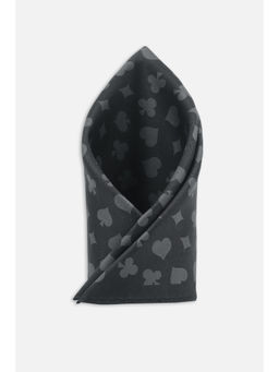 Van Heusen - Men Grey Print Printed Party Pocket Square
