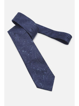 Van Heusen - Men Navy Blue Paisley Formal Tie