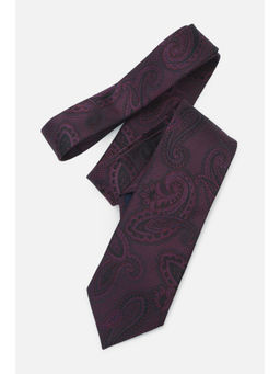 Van Heusen - Men Purple Paisley Formal Tie