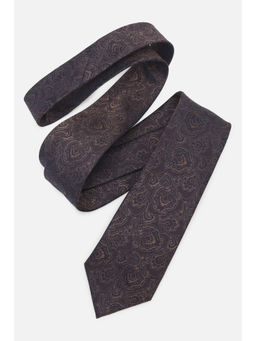 Van Heusen - Men Brown Floral Formal Tie