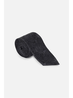 Van Heusen - Men Black Paisley Formal Tie