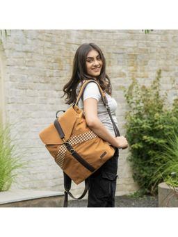 Maisha - Dusky Brown Unisex Backpack Bag