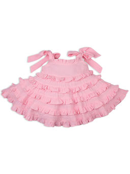 My Milestones - Pink Eva Sleeveless Strap Blossom Dress