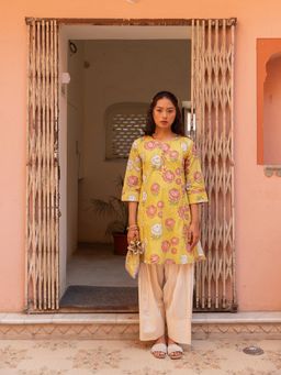 Anuvas - BUTTERBLOOM COTTON KURTA & Salwar (Set of 2)