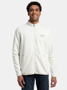 Jockey - UM55 Men Super Combed Cotton Rich Fleece Jacket - Cannoli Cream