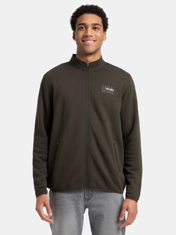 Jockey - UM55 Men Super Combed Cotton Rich Fleece Jacket - Olive