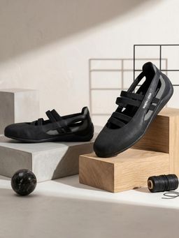 North Star - Women Black Casual Slip On Sneakers