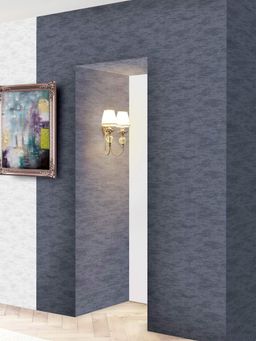 Excel - Wallpaper Sandpaper Textured Finish In Blue