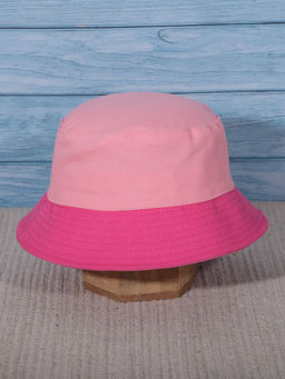DukieKooky - Pink Colorblock Casual Polyester Hat (S)